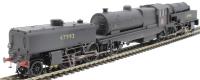 Beyer Garratt 2-6-0 0-6-2 47993 in BR black with early emblem and revolving coal bunker - heavily weathered
