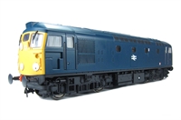 Class 26 Diesel BR Blue with full yellow ends.