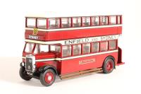 27211 Leyland Titan TD1 early 1930's d/deck bus with open staircase "Enfield & Sydney"