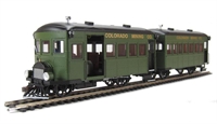28462 Rail Bus & Trailer With Interiors Colorado Mining Co. (DCC fitted)
