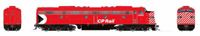 28517 E8A EMD 1802 of the Canadian Pacific - digital fitted