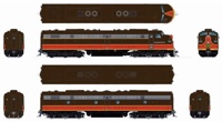 28525 E8A & E8B EMD 4030 & 4105 of the Illinois Central - digital sound fitted