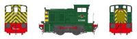 Class 02 Diesel Shunter D2860 in BR Green with wasp stripes