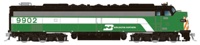 28813 E8A EMD 9924 "Walter T. Stanuch" of the Burlington Northern - digital sound fitted