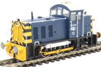 Class 07 shunter 07002 in BR blue