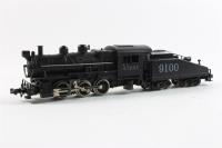 2929 USRA 0-6-0 9100 with Slope Back Tender of the Atchison, Topeka & Santa Fe Railroad