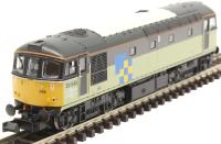Class 33/0 33042 in Railfreight Construction sector triple grey - Digital fitted