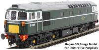 Class 33/1 D6580 in BR green with small yellow panels - Digital fitted