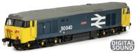 Class 50 50040 "Leviathan" in BR large logo blue - Digital sound fitted