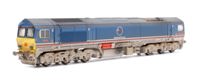 2D-005-003W Custom Weathered Class 59 #59204 National Power Blue Livery Diesel Locomotive