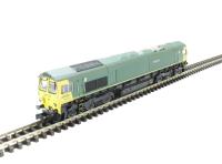 Class 66/5 66612 "Forth Raider" in unbranded Freightliner green & yellow - Digital fitted