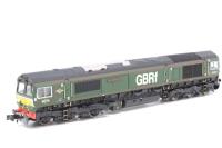 Class 66 66779 "Evening Star" in BR green with GB Railfreight branding - Digital fitted