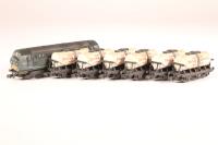 Class 22 D6324 in BR green with 6 milk tankers - weathered - Dapol Collectors Club Exclusive