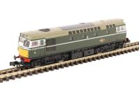Class 27 D5401 in BR green with small yellow panels - Digital fitted