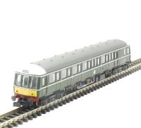 Class 122 'Bubble Car' W55006 in BR green with small yellow panels - Digital fitted