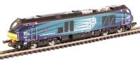 Class 68 68005 "Defiant" in Direct Rail Services blue - Digital sound fitted
