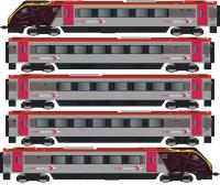 Class 221 'Super Voyager' 221136 in Cross Country livery - 5-car set