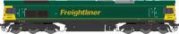 Class 66 66531 in Freightliner green & yellow - Digital fitted
