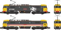 Class 87s 87007 "City of Glasgow" in BR large logo grey & 87012 "Coeur de Lyon" in Intercity Swallow - Digital fitted - pack of 2
