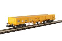 JNA 'Falcon' bogie ballast wagon in Network Rail yellow - NLU29047