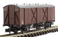 GWR 'Fruit D' van in BR maroon with straw lettering & grey roof - W2036