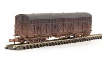 2F-023-007 Siphon H milk wagon in BR livery - 1428 - weathered