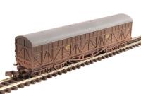 2F-023-014 Siphon H milk wagon in GWR livery - 1432 - weathered