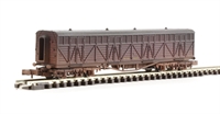 Siphon G milk wagon in BR livery - 1445 - weathered