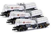 2F-027-007X3 Pack of 3 "Ermewa" Sliver Bullet Wagons