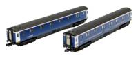 2P-006-KMS3 Mk3 Passenger sleeper cars 'Caledonian Sleeper' Gold stripe - pack of 2 - KMS RailTech Exclusive