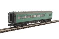 Maunsell brake third S4482S in BR southern region green