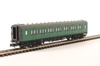 Maunsell composite corridor S5149S in BR southern region green
