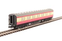 Maunsell first class corridor S7669S in BR crimson and cream