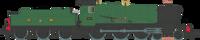2S-001-007S 4-6-0 Compton Manor 7807 Green G Crest W Steam Locomotive - DCC Sound