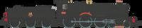 2S-001-008 4-6-0 Torquay Manor 7800 BR Black Large Early Crest