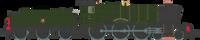 2S-001-009D 4-6-0 Draycott Manor 7810 Lined BR Green Small Early Crest Steam Locomotive - DCC Fitted