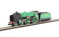 Class V 'Schools' 4-4-0 929 "Malvern" in Southern Railway malachite green - DCC Fitted