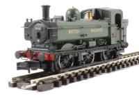 Class 57xx Pannier tank steam loco 9741 in British Railways green livery