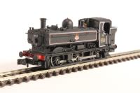 Class 57xx Pannier 0-6-0PT 8763 in BR lined black with early crest and later cab - DCC fitted
