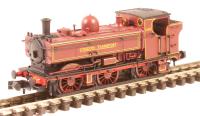 Class 57xx Pannier 0-6-0PT L95 in London Transport red - Digital Fitted
