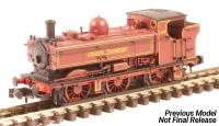 Class 57xx Pannier 0-6-0PT L99 in London Transport red - digital fitted