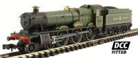 Class 49xx Hall steam locomotive 4937 "Lanelay Hall" in GWR lined green livery. DCC fitted