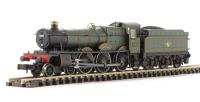 Class 49xx Hall steam locomotive 4951 "Pendeford Hall" in BR lined green with late crest