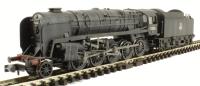 Class 9F 2-10-0 92006 in BR black with early emblem & BR1G tender - weathered