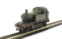 Class 45xx 2-6-2 4566 in GWR green - weathered