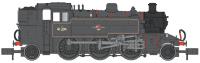 Class 2MT Ivatt 2-6-2T 41204 in BR black with late crest