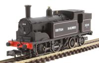 Class M7 0-4-4T 30248 in BR lined black with 'British Railways' lettering