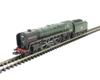 Class 7MT Britannia 4-6-2 70009 "Alfred the Great" in BR green with late crest