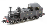 2S-022-001D Class J72 0-6-0 2173 in NER lined black - DCC Fitted