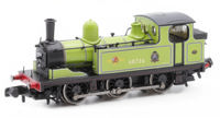 2S-022-007D J72 0-6-0 68736 BR Lined Apple Green (Station Pilot) Late Crest Steam Tank Locomotive - DCC Fitted